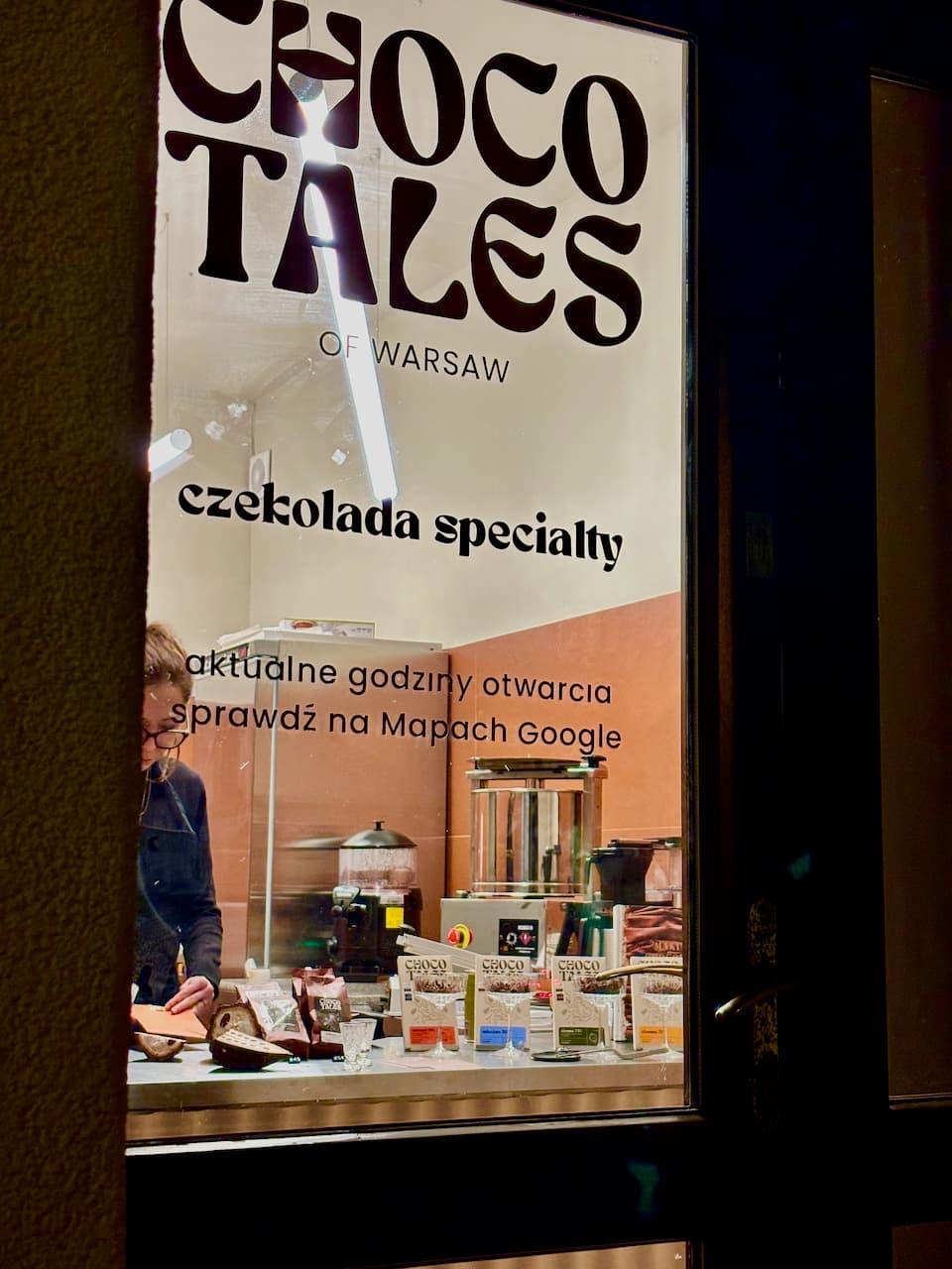 Lokal chocoTales na warszawskiej Pradze